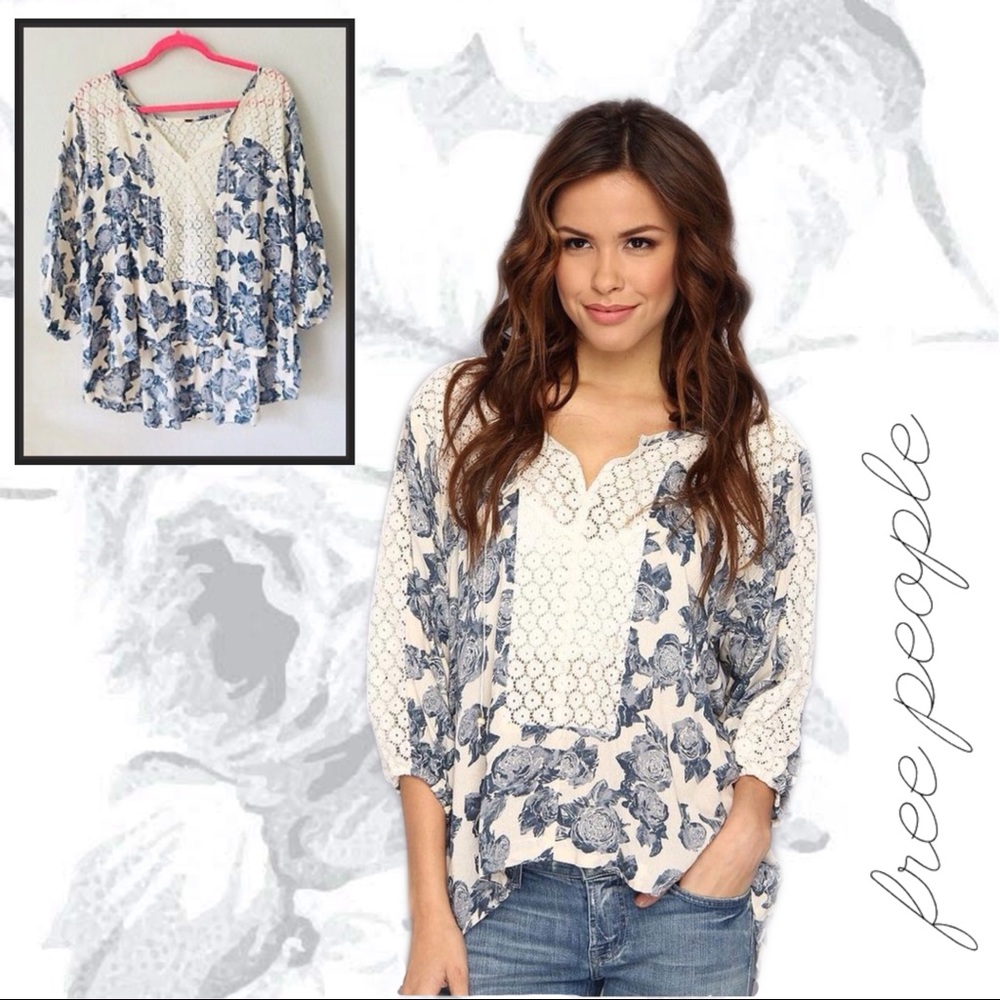 Free People Moon River Blouse